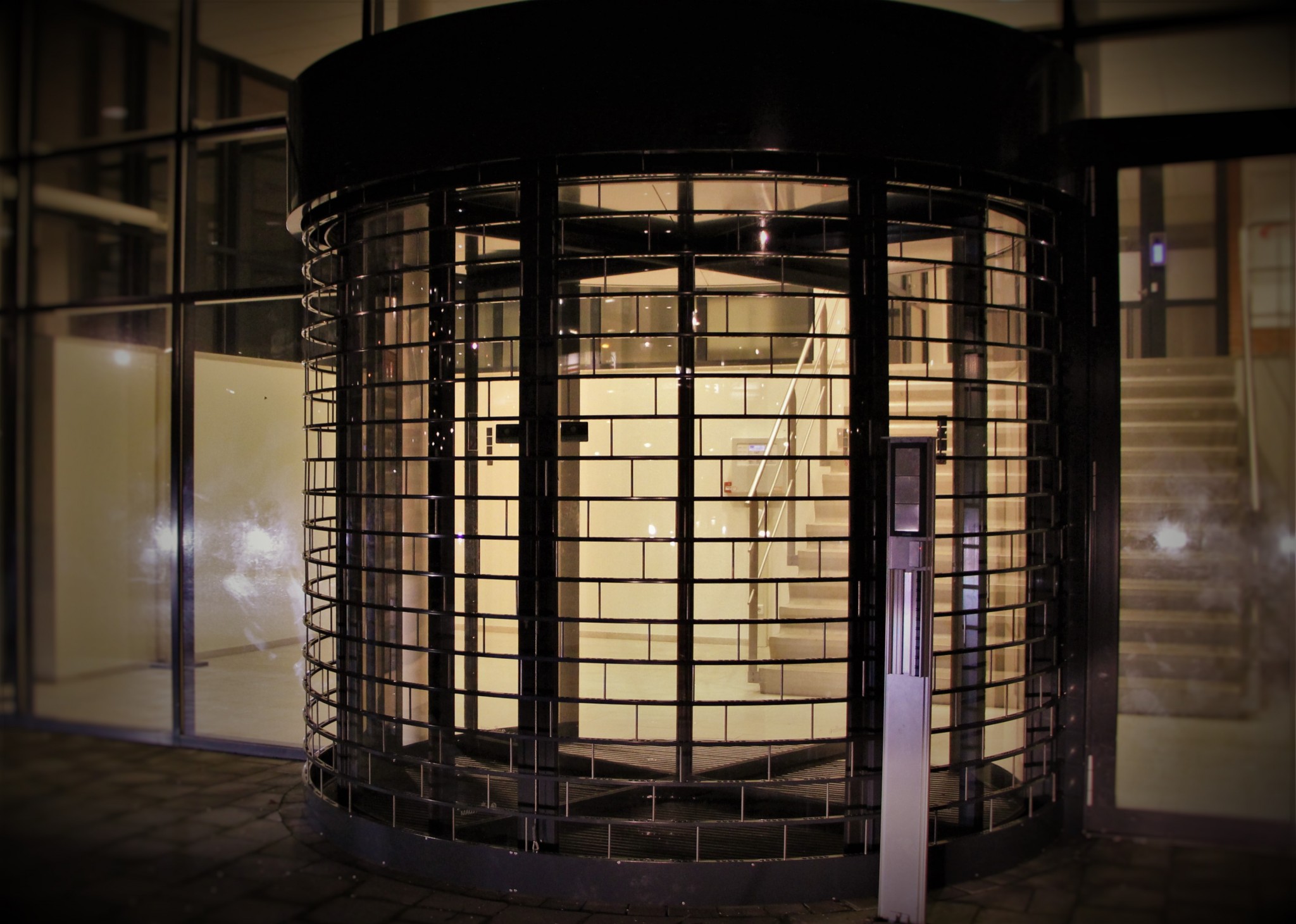 Stackdoor beveiligingshek voor draaideur